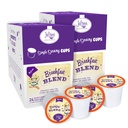 Joffrey's Coffee - Breakfast Blend, Artisan Medium Roast, Arabica Coffee Beans, Smooth-Bodied Blend, Balanced Flavor & Aroma, Keurig 2.0 Compatible (Single Serve Cup, 48 Count)