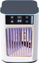 Portable Air Conditioners, 3 Winds Speeds 3 Adjustable Mists Mode 30 OZ Water Tanks Portable AC, Cool Mists Humidifier Evaporative Air Cooler With 7 Color Light, For Home Office Bedroom