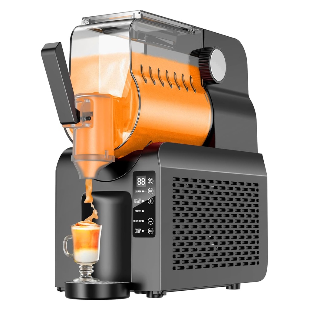 Premium 88oz Slush Maker | All-in-One Slushie Machine | 5 Pre-Set Programs • Ice-Free Technology • Quiet Auto-Clean | Perfect for Milkshake, Margarita, Smoothie, Frappé