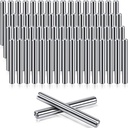 5 mm x 40 mm Stainless Steel Shelf Dowel Pin Shelf Support Pegs Positioning Pins Metal Bookshelf Nail Support Bracket Nails for DIY Craft Cabinet Furniture Fixing Parts Positioning(64 Pcs)