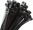 18 inch Black Zip Ties Heavy Duty 100 PACK, 200 LBS Ultra Exclusive Strong Plastic Wire Ties, Large Cable Ties Extra Long Tie Wraps, Indoor and Outdoor UV Resistant