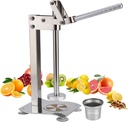 Professional Lemon Smasher Citrus Juicer - Heavy Duty Stainless Steel Manual Press Squeezer for Lime, Orange & Nut Crusher by Garwei