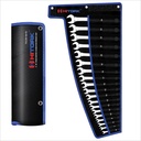 HITORK 19 Piece Metric Combination Wrench Set (6–24mm) Cr-V Steel Mirror Chrome Finish 12-Point Box End, 15° Offset, Roll-Up Pouch – Durable Open End Wrench Set for Home, Garage & Auto Repair