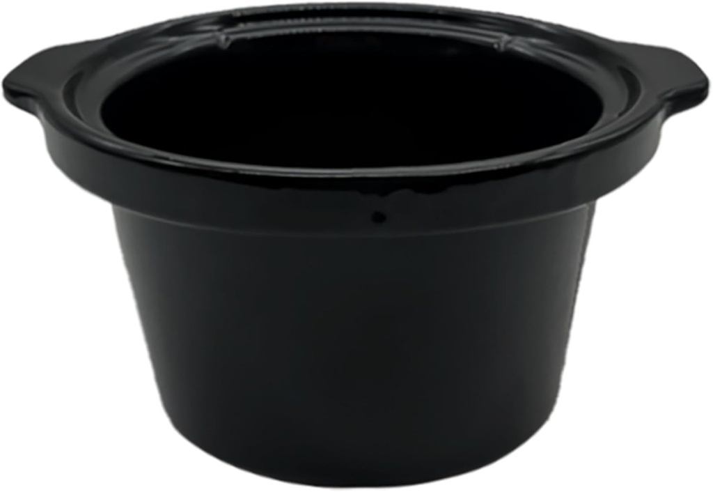 Round 2 qt slow cooker pot replacement, Compatible with Crock Pot, Mainstays, Kooc 2 QT round slow cooker