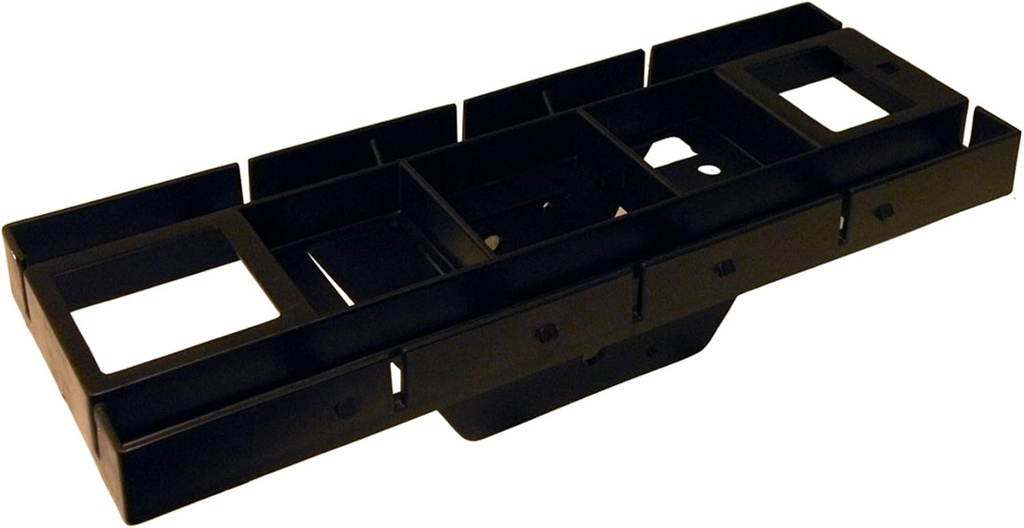 Gibraltar Mailboxes Patriot Rust-Proof Plastic Black, Mailbox Mounting Board, GMB225B