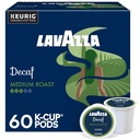 Lavazza Decaf, Single-Serve Keurig K-Cup Pods, Medium Roast Coffee, 60-Count Box (6 Packs of 10)
