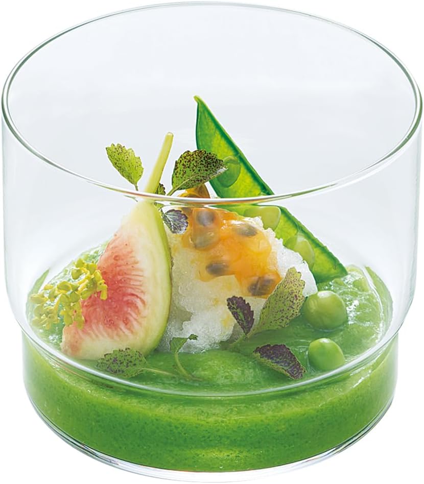 東洋佐々木ガラス Toyo Sasaki B-21128CS Glass Amuse Cup, Clear, 9.5 fl oz (280 ml), Fino, Made in Japan, Break-resistant, Dishwasher Safe