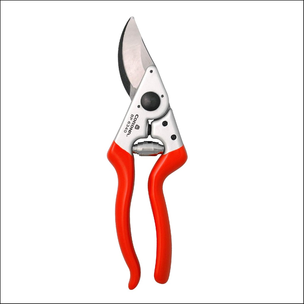 Corona BP 6340 Left Handed Forged Aluminum Bypass Pruner, 1-Inch, Red