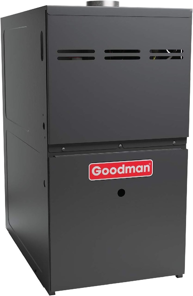 Goodman 80% AFUE Single Stage Upflow/Horizontal multi-speed 40k BTU Low NOx Natural Gas furnace (14.5 wide) (GR9S800403AX)