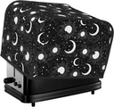 Oven Cover Kitchen Bread Machine Protector,4 Slice Toaster Cover For Home,Fingerprint Coaster Cover,Kitchen Small Appliance,Crescent And Stars