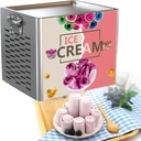 Home Self-Cooling Roll Ice Cream Machine, Commercial Roll Yogurt Machine, One-Touch Operation, Multiple Flavors, 330w Homemade Ice Cream Roll