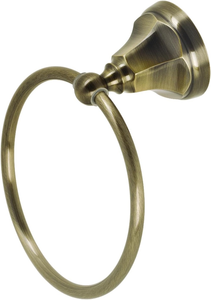 Kingston Brass BA4814AB Metropolitan -Towel Ring, Antique Brass