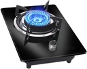 Gas Cooktop 1 Burner, 5.2KW Portable Gas Stove, Large Fire Ring Wok Burner, Gas/LP Gas Conversion, with Flame Out Protection, for Home Kitchens Camping Cooker(NG)