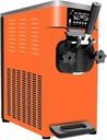 Ice Cream Maker Commercial Desktop Ice Cream Machine Cone Fully Automatic Single Head Soft Ice Cream Machine Table Top Ice Cream Machine,Fun Kitchen Appliance (B)