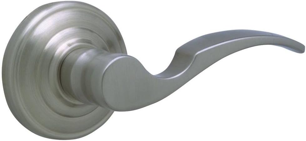 St. Annes Right Handed Lever with Andover Non-Turning Lock, Satin Nickel (F170 STA 619 AND RH)