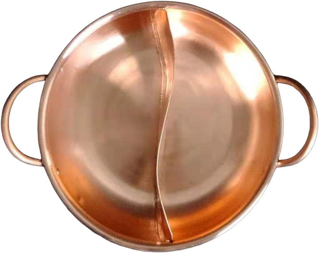 Flavor Split Hot Pot Pan for Home Cooking Gatherings, 28cm