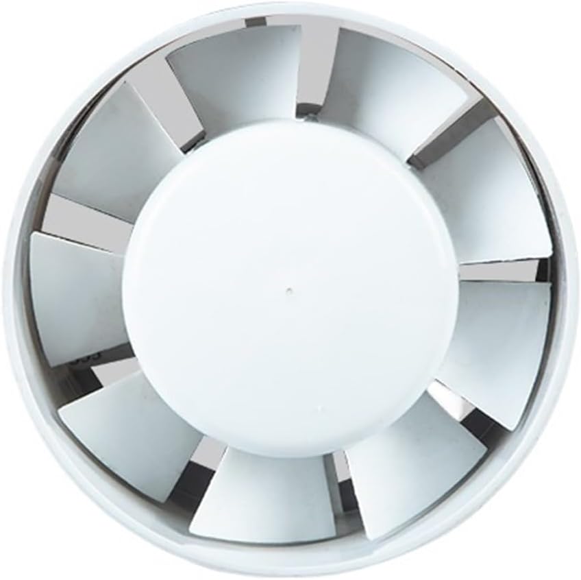 Ventilation Fan, Pipe Pressurized Small Fan Duct Supply Exhaust Household Bathroom Ventilation Wall,Bathroom fan(JY-125L)