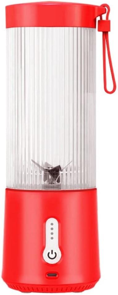 Grafken Portable Electric Juicer Lemon Juice Orange Juicer Cup Small Household Mini Juicer Suitable for Office Outdoor Car (Color : Red)