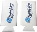 Blue Moon Light Sky Citrus Wheat Beer Insulator Coolie | Set of Two (2)