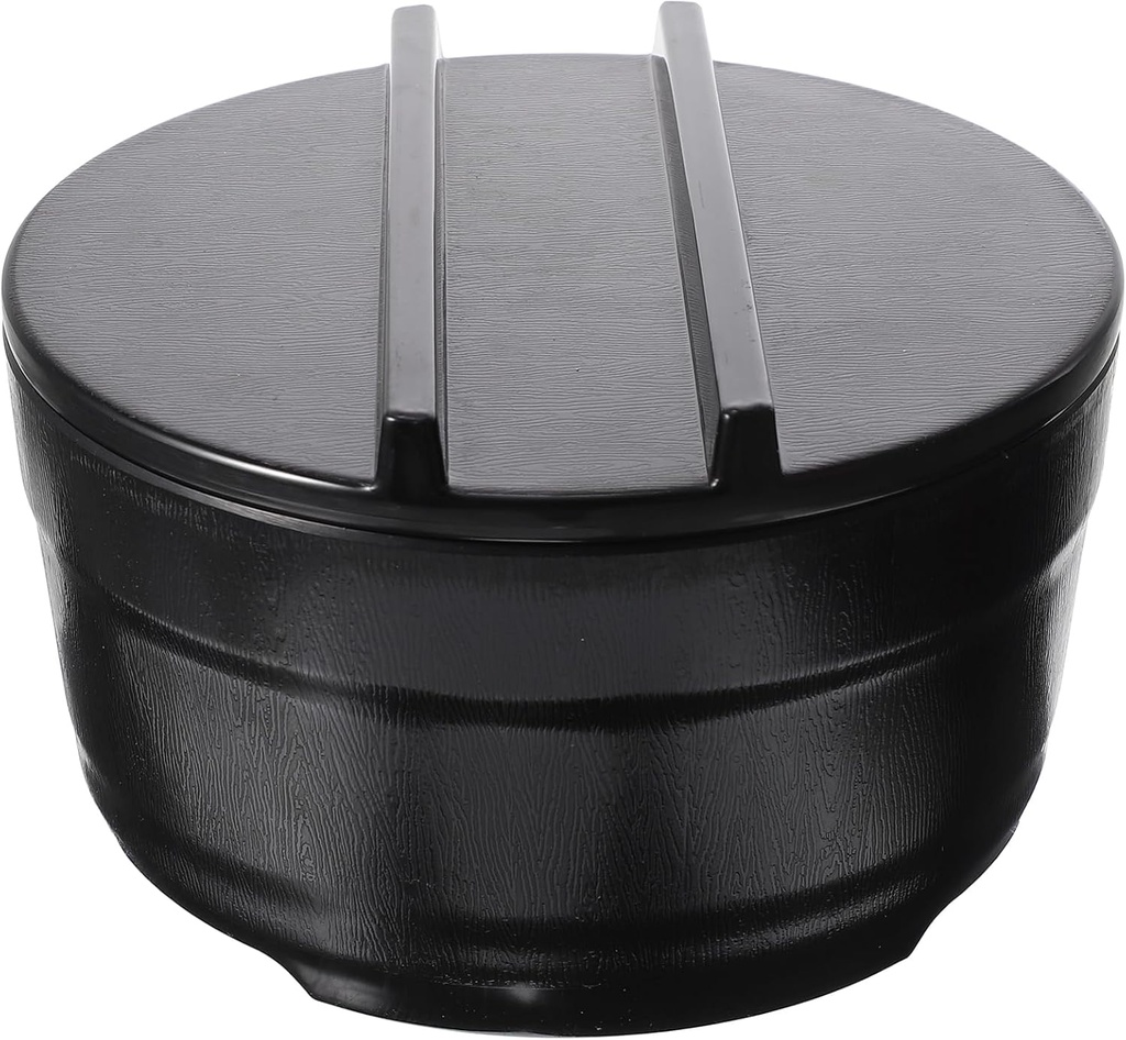 STOBAZA 1Set Rice Bucket with Lid Metal Cooking Container for Steaming Food Storage for Home Parties Restaurants and Catering Kitchen