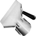 Stainless Steel Packing Shovel and Ice Scoop for French Fries Popcorn and Snack Foods Practical Single-handle Design for Kitchen and Party Use