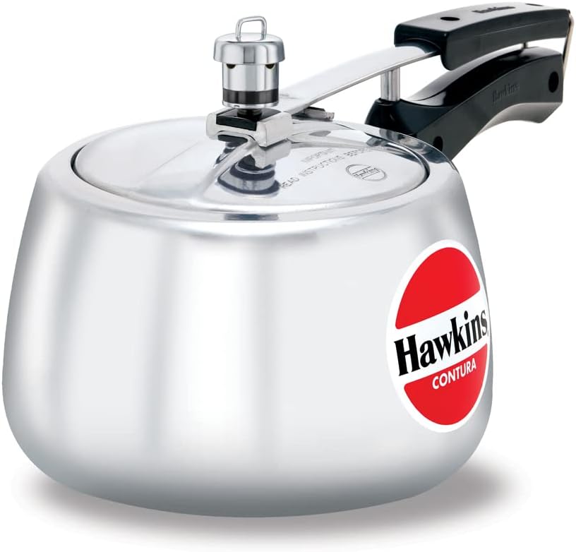 Hawkins Contura Pressure Cooker, 3.0-Litre New Shape