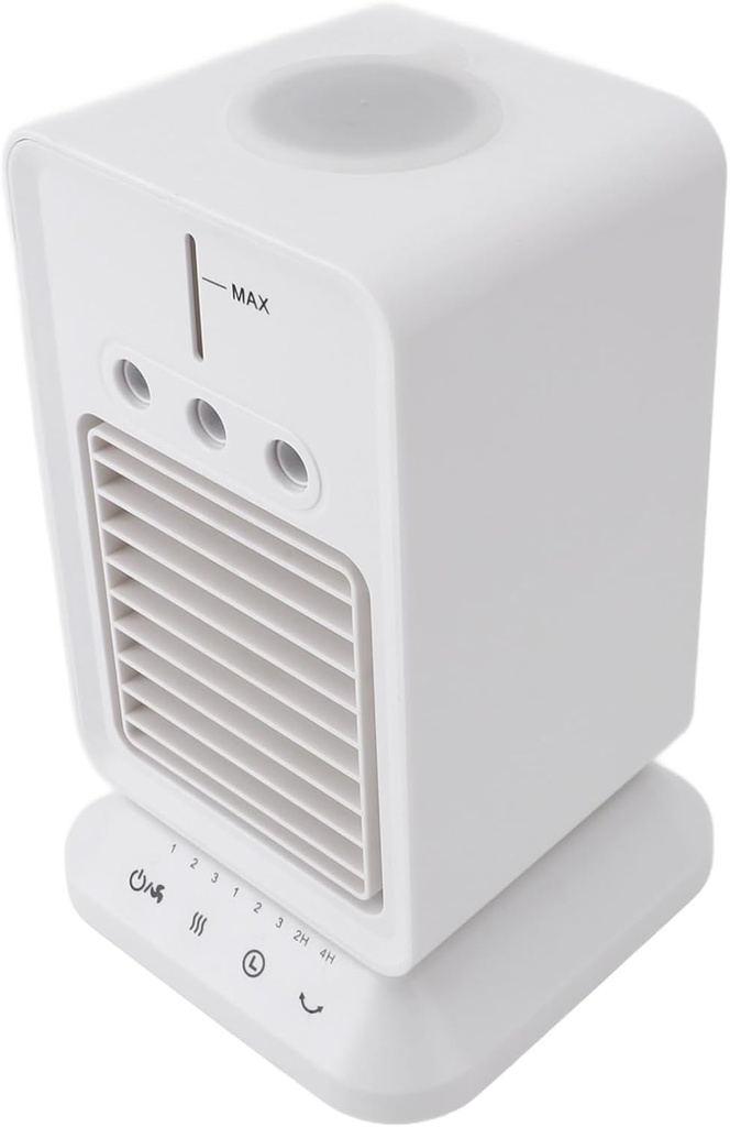 300ml Portable Air Conditioner 3 Spray Ports 3 Wind Speeds Timing Charging ABS Material Mini Air Cooler for Home Office Outdoor Picnic Oscillating Function