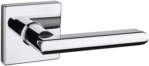Taymor Vega Square Rosette Interior Door Lever, Modern Style