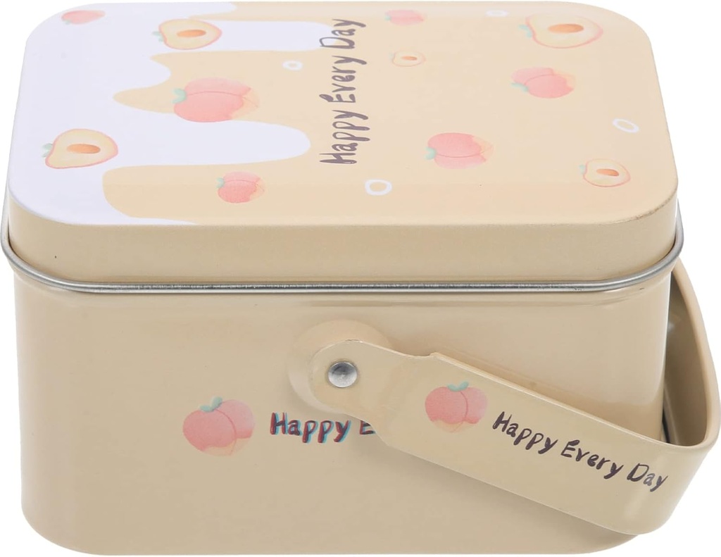 BESTonZON Practical Cookie Jar with Lid Random Design Sealed Storage Container for Snacks Candy and Treats for Desktop Organization and