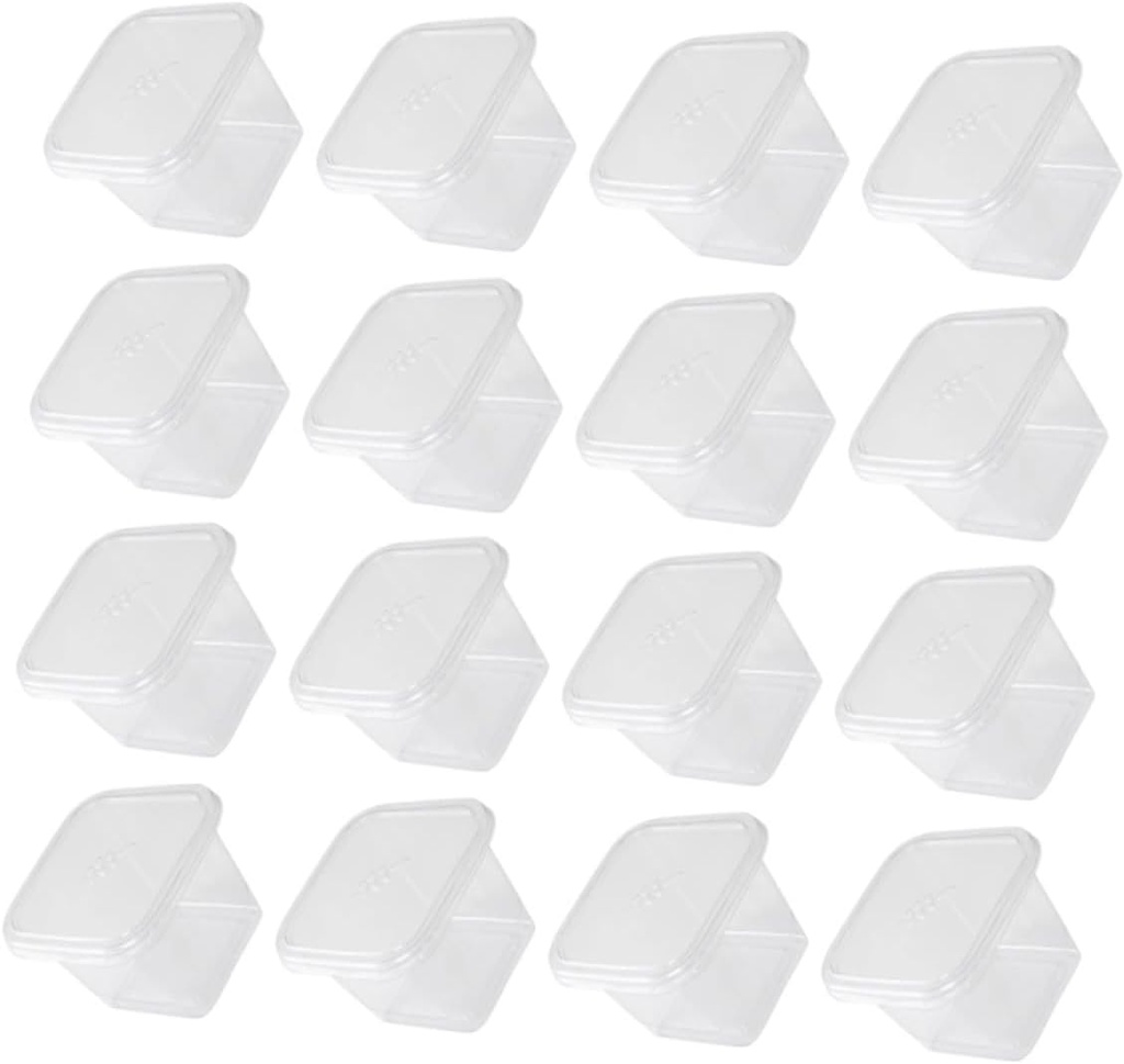 STOBAZA 50Pcs Clear Cake Boxes for Desserts Cupcakes and Treats Boxes for Bakery Catering and Parties for Packing Donuts and More