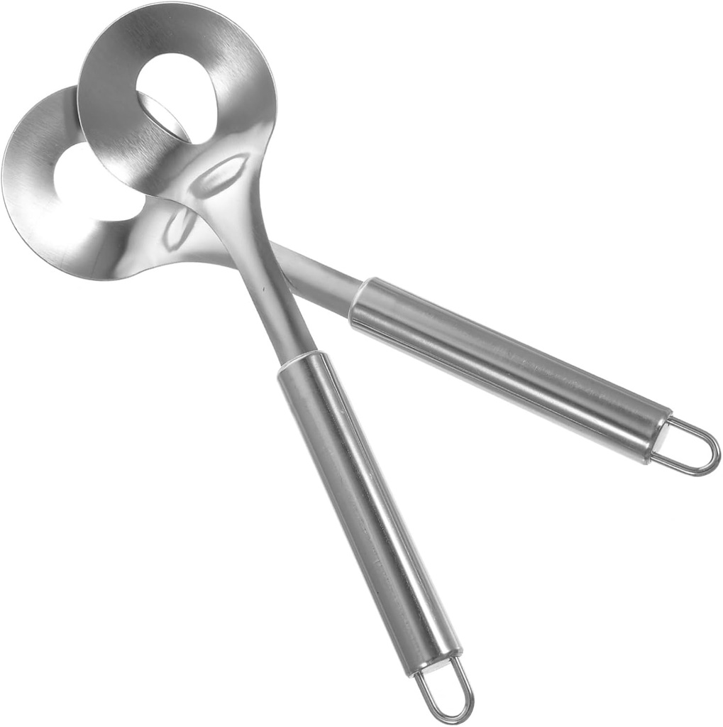 2pcs Meatball Scoops Long Handle Stainless Steel Kitchen Spoons for Meatballs Restaurant Quality