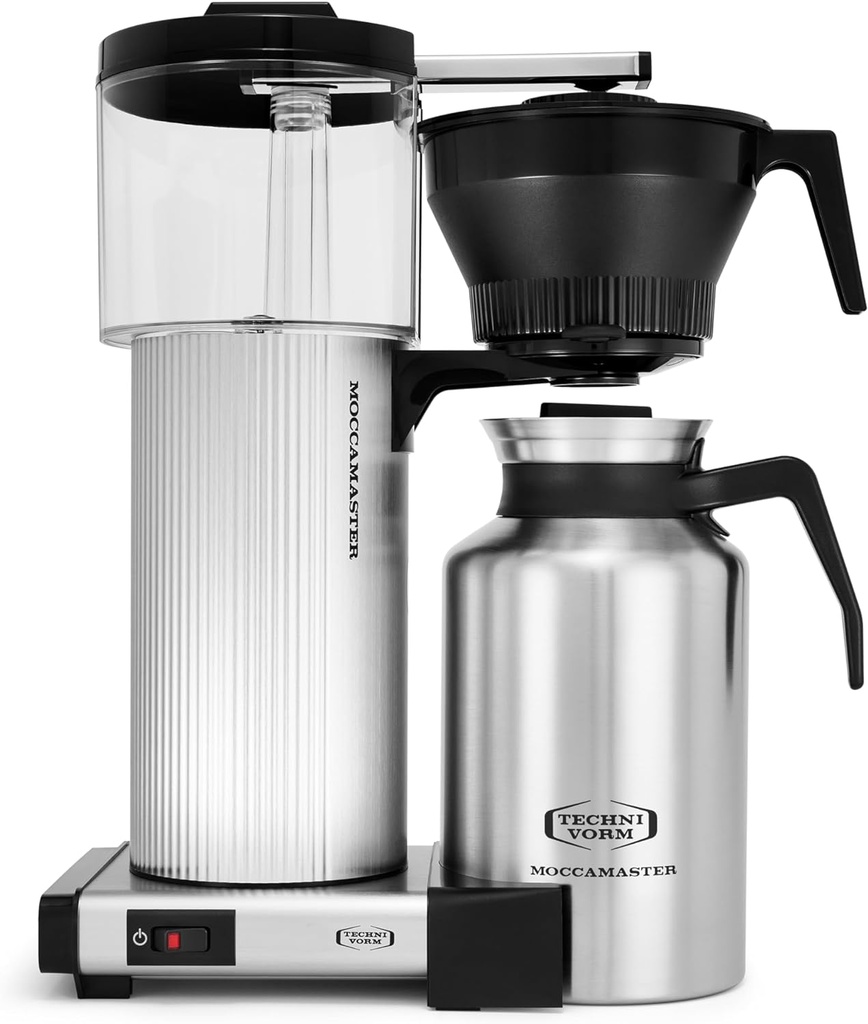 Technivorm Moccamaster 39340 CDT Grand Coffee Maker, 60 Ounce, Silver