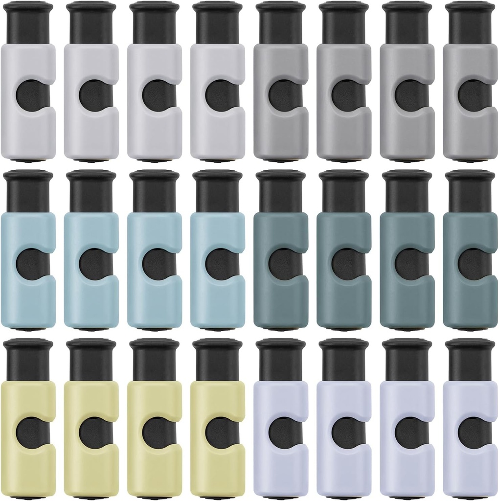 Mr. Pen- Squeeze and Lock Bread Bag Clips, 24 Pack, Colorful, Bag Clips for Food Storage