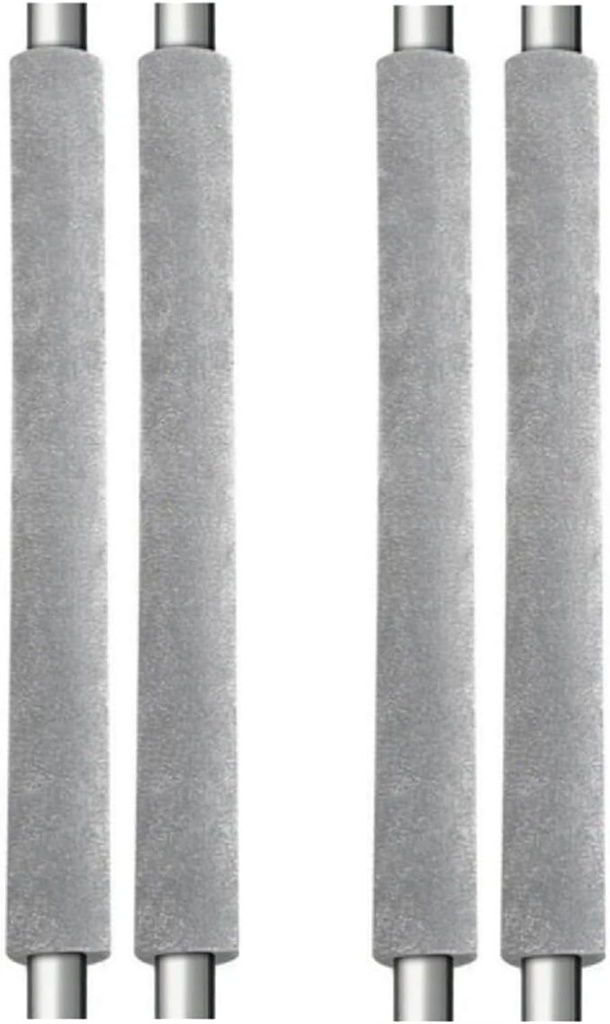 4 PCS 15.7 in Refrigerator Door Handle Covers Kitchen Appliance Decor Handles Anti-Skid Anti-Static Protector Fridge, Dishwasher Oven Keep Off Fingerprints,Food Stains （Grey）