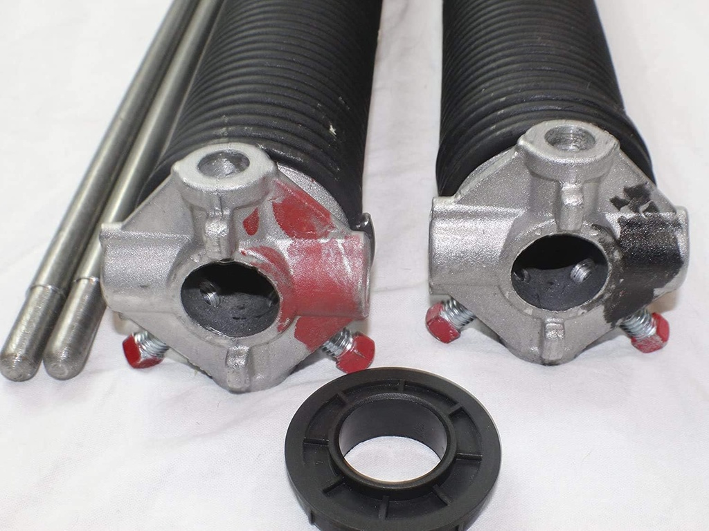 SS Pair of 225 X 2" X 22" - 36" Garage Door Torsion Springs with Winding Bars (32)