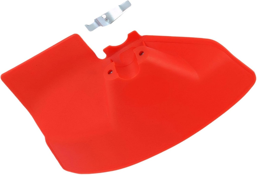 Lawn Mower Grass Baffle for Debris Control with Metal Clip - Universal Fit for Trimmers and Weed Eaters