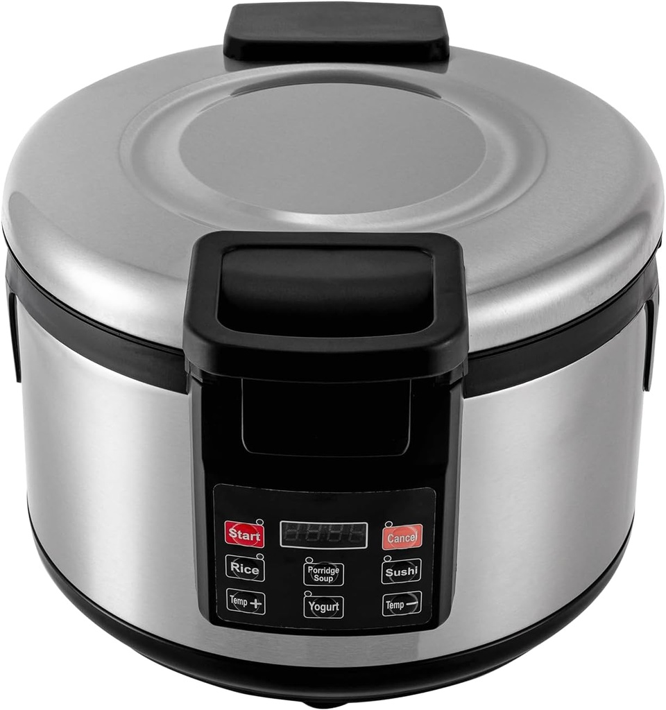 100 Cup Commercial Rice Warmer Electric Non-Stick Pot Adjustable Temperature Soup Warmers Sushi Rice Warmer for Restaurant Party Family, Warm Function Only, NOT Cooker