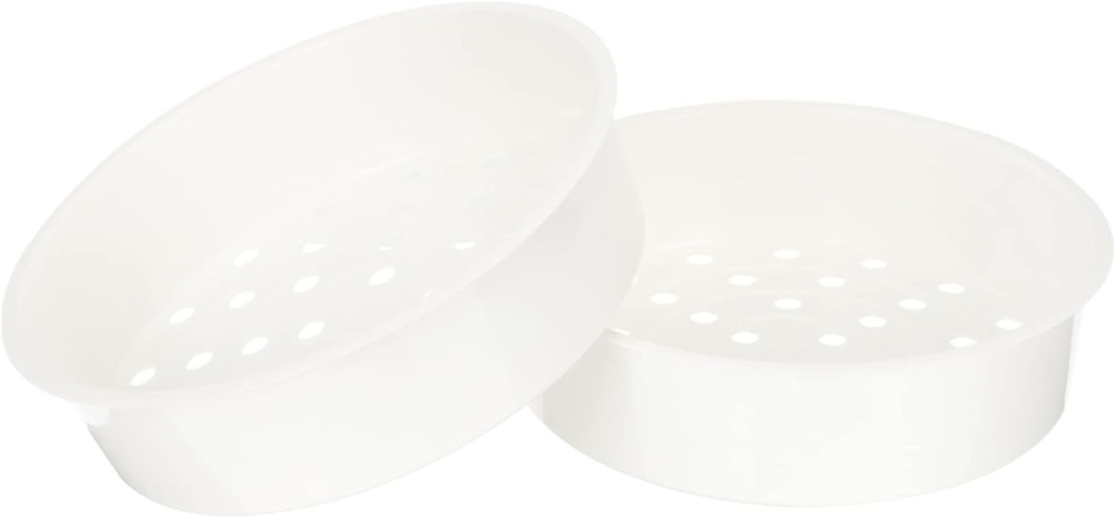 4 Pcs Rice Cooker Steamer Steam Basket for Dumplings Steamer for Food Steaming Basket Steamer for Cooking Pot Steamer Baskets Steamer Pot Steamer Insert Plastic Vegetable