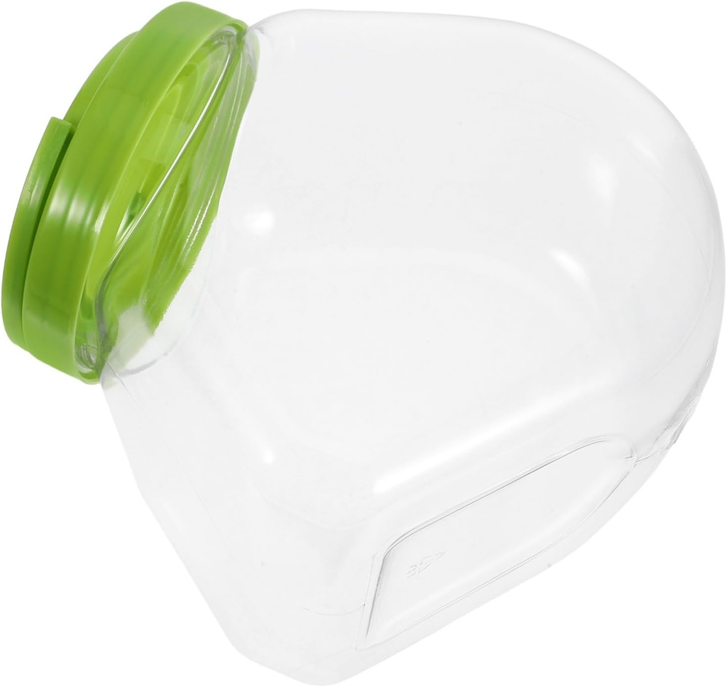 DECHOUS Wide Mouth Plastic Storage Jars Airtight Lids Containers for Cookies Candy and Laundry Detergent Reusable Shatterproof Design for Easy Pouring