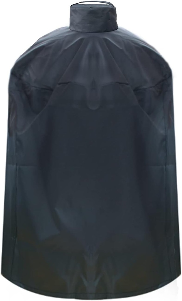 KAMaster Kamado Grill Full Cover for Medium Big Green Egg Kamado Grill Egg Ceramic Grill,26 Inch Dia Waterproof Outdoor Grill Cover Smoker Accessories Long Enough to Cover Wheel and Shelves(S-26)