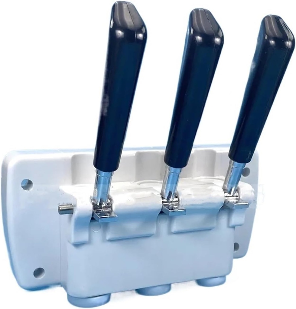 Full Set Panel Block Head Parts Combination 3 Handles,Compatible for BQL Ice Cream Makers Fitting Accessories,Compatible for Vevor Soft Serve Machines