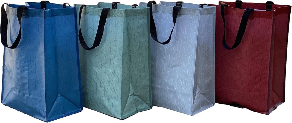 Standard Size Assorted Color 4 Pack, blue, red, gray and green (74054)