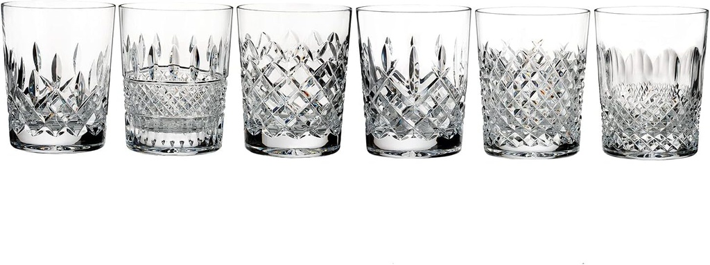 Waterford Connoisseur Lismore Heritage Double Old Fashioned Set of 6