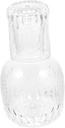 GLEAVI 1 Set Elegant Glass Water Kettle with Cup Jug Glass for Home Office Parties for Juices Iced Tea and Refreshing Beverages
