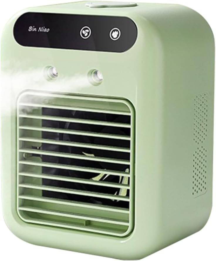 Glacier Breeze Ace, 2025 New Glacier Breeze Portable Ace Air Conditioner Unit, 30 Seconds Enjoy Rapid Cooling, Three Fan Speeds, Ultra-Quiet, 500ml Water Tank, Lightweight for Office and Camping