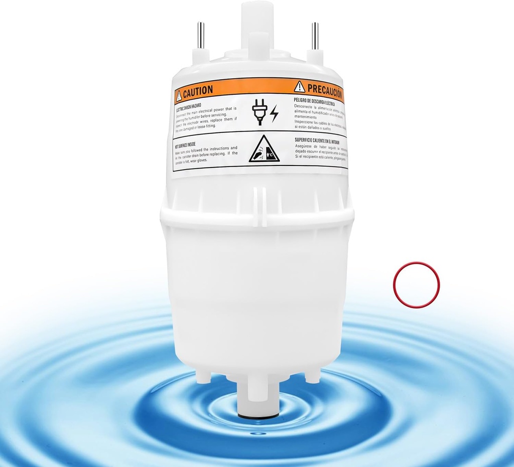 80 Steam Canister Replacement for Aprilaire Steam Humidifier Models 800 and 865 with O-Ring Seal (1 Pack)