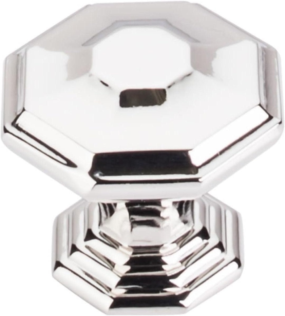 Top Knobs TK348PN Chareau Collection 1-1/2" Chalet Knob, Polished Nickel