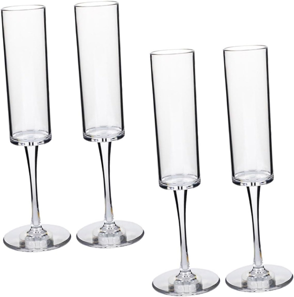 4pcs Cocktail Goblets Stemware for Celebrations Weddings Anniversaries and Parties Drinkware for Home and Bar Use