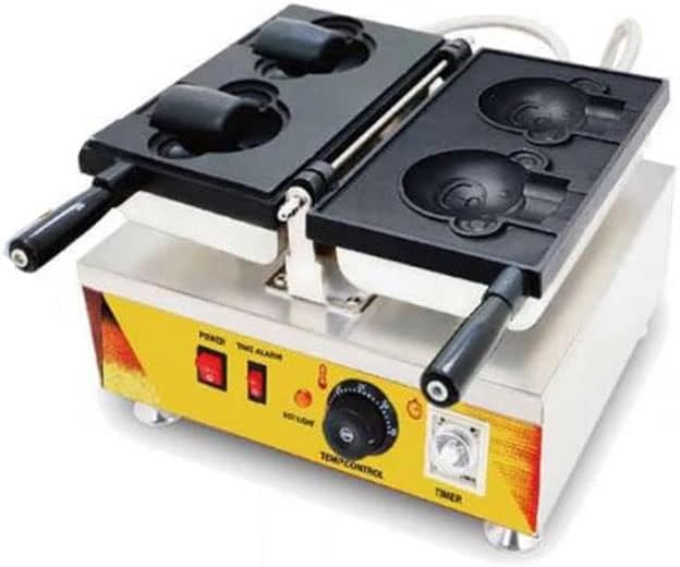 Bear shaped Taiyaki waffle machine Waffle cone maker Ice cream (voltage 110v)