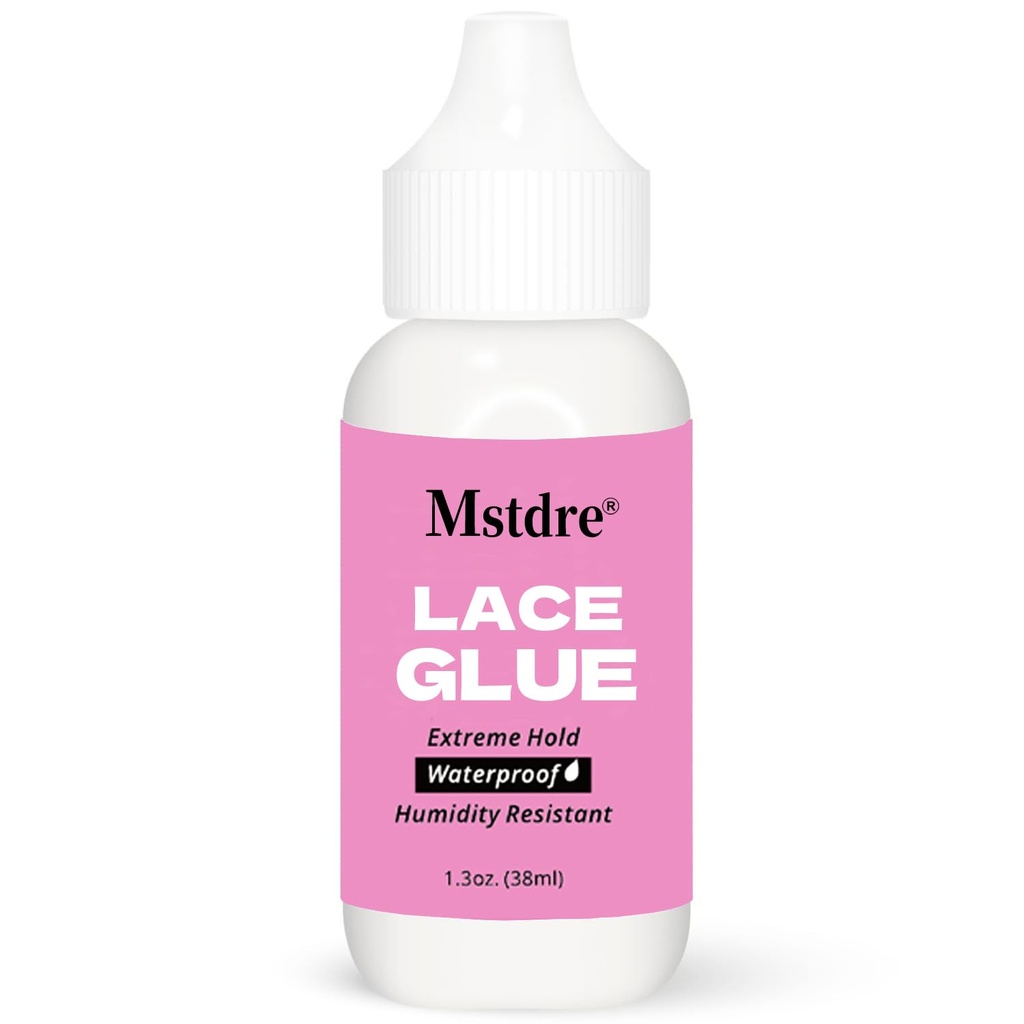 Strong Holding Glue for Lace Wigs and Hairdressing Systems - Invisible Bonding Non-Toxic Odorless or Latex Moisture and Water Resistant -Wig Retaining Accessory 1.3 oz